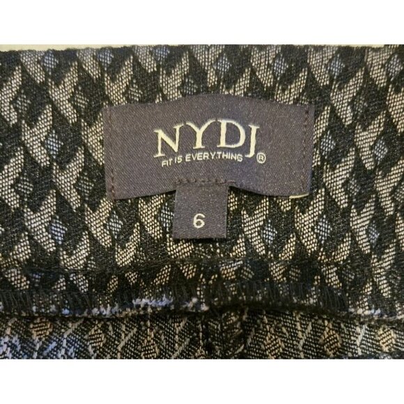 NYDJ Basic Legging Pants Lift Tuck Slit Charcoal Diamond Grey 6 NWT MBGA2556 6 - Picture 6 of 10